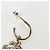 CHANEL Pierce Metal Champagne Gold CC Auth 198815M D'oro - vista 11