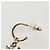 CHANEL Pierce Metal Champagne Gold CC Auth 198815M D'oro - vista 14