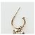 CHANEL Pierce Metal Champagne Gold CC Auth 198815M D'oro - vista 15