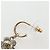 CHANEL Pierce Metal Champagne Gold CC Auth 198815M D'oro - vista 4