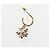 CHANEL Pierce Metal Champagne Gold CC Auth 198815M D'oro - vista 5