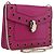 Bulgari Borsa a tracolla con catena BVLGARI in pelle Pink Gold Auth ka5843A Rosa D'oro
