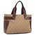 Borsa a mano GUCCI GG Canvas Orange Silver 73984 Auth 200247 Argento Arancione