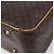 Céline Borsa a mano CELINE Macadam Canvas PVC Leather Brown Gold Auth 197642 Marrone D'oro - vista 17