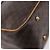 Céline Borsa a mano CELINE Macadam Canvas PVC Leather Brown Gold Auth 197642 Marrone D'oro - vista 18