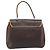 Céline Borsa a mano CELINE Macadam Canvas PVC Leather Brown Gold Auth 197642 Marrone D'oro - vista 2