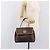 Céline Borsa a mano CELINE Macadam Canvas PVC Leather Brown Gold Auth 197642 Marrone D'oro - vista 28