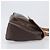 Céline Borsa a mano CELINE Macadam Canvas PVC Leather Brown Gold Auth 197642 Marrone D'oro - vista 4