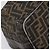 Borsa a mano Vanity Pouch FENDI Zucca Canvas Nero e Marrone Auth mr2846 - vista 14