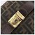 Borsa a mano Vanity Pouch FENDI Zucca Canvas Nero e Marrone Auth mr2846 - vista 17