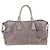 PRADA Gathered Handtasche Leder 2way Grau Silber Auth 199643V Braun - Ansicht 13