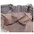 PRADA Gathered Handtasche Leder 2way Grau Silber Auth 199643V Braun - Ansicht 25