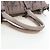 PRADA Gathered Handtasche Leder 2way Grau Silber Auth 199643V Braun - Ansicht 6
