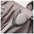 PRADA Gathered Handtasche Leder 2way Grau Silber Auth 199643V Braun - Ansicht 7