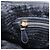 Borsa a tracolla PRADA Nylon Black Gold Auth yk20847V Nero D'oro - vista 23
