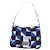 Borsa a tracolla FENDI Mamma Baguette Canvas Blue Silver Auth 196591V Argento - vista 13