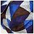 Borsa a tracolla FENDI Mamma Baguette Canvas Blue Silver Auth 196591V Argento - vista 16