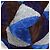Borsa a tracolla FENDI Mamma Baguette Canvas Blue Silver Auth 196591V Argento - vista 18