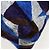 Borsa a tracolla FENDI Mamma Baguette Canvas Blue Silver Auth 196591V Argento - vista 19