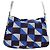 Borsa a tracolla FENDI Mamma Baguette Canvas Blue Silver Auth 196591V Argento - vista 3