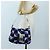 Borsa a tracolla FENDI Mamma Baguette Canvas Blue Silver Auth 196591V Argento - vista 30