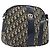 Borsa a tracolla Christian Dior Trotter Canvas Navy Gold Auth 199128 D'oro Blu navy