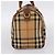 Borsa a mano Burberrys Nova Check Canvas Beige Gold Auth 197677A D'oro - vista 4