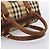 Borsa a mano Burberrys Nova Check Canvas Beige Gold Auth 197677A D'oro - vista 7