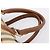 Borsa a mano Burberrys Nova Check Canvas Beige Gold Auth 197677A D'oro - vista 8