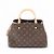 Louis Vuitton Bolso de mano Montaigne BB Canvas Top-handle Monogram Castaño - vista 2