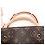 Louis Vuitton Bolso de mano Montaigne BB Canvas Top-handle Monogram Castaño - vista 6