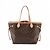 Louis Vuitton Borsa a spalla Shopper Neverfull MM Canvas Neo Monogram Marrone - vista 2