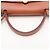 Hermès Herbag PM Twill Ash & Vache Hunter Leather & Canvas Zip Top-handle Handbag Beige - vista 5