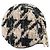 Clutch rotonda Chanel CC in tweed matelassé nero e shearling con tracolla a catena - vista 2
