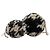 Clutch rotonda Chanel CC in tweed matelassé nero e shearling con tracolla a catena - vista 6