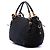 Borsa Prada Tessuto Canapa Logo Nera Nero - vista 2