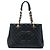 Borsa Grand Shopping Tote Chanel in Caviar nera Nero