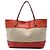 Tote Orange Gucci Large GG Canvas Laidback Crafty Arancione