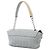 Borsa a patta Chanel Choco Bar in tela grigia con Camelia e CC No. 5 Grigio - vista 2
