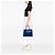 Borsa Prada Medium Saffiano Cuir con Doppio Manico Blu - vista 6