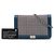 Borsa a tracolla Boy Wallet On Chain in pelle d'agnello blu con cristalli Chanel - vista 7