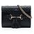 Borsa a tracolla Gucci Mini Microguccissima Emily Nera Nero