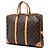 Borsa da Lavoro Louis Vuitton Monogram Porte Documents Voyage Marrone - vista 2