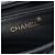 Borsa a spalla Chanel Medium Quilted Lambskin Single Flap in pelle d'agnello matelassé nera con catena in resina - vista 5
