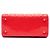 Borsa Lady Dior Medium in pelle vernice Cannage rossa Dior Rosso - vista 3