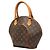 Borsa Louis Vuitton Monogram Ellipse PM Marrone - vista 2
