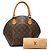 Borsa Louis Vuitton Monogram Ellipse PM Marrone - vista 8