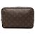 Borsa a Clutch Louis Vuitton Monogram Trousse Toilette 23 Marrone