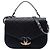Borsa Satchel Chanel Paris Cuba Medium Quilted Caviar Thread Around Flap Nera Nero