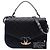 Borsa Satchel Chanel Paris Cuba Medium Quilted Caviar Thread Around Flap Nera Nero - vista 7